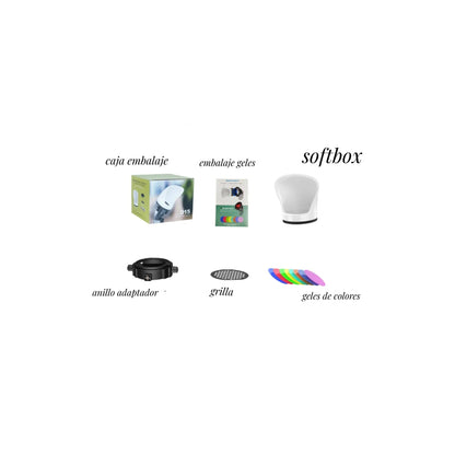 Difusor direccional Para Flash Modelo D15