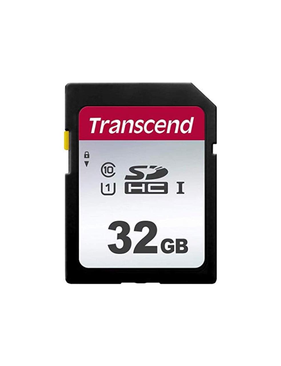 Tarjeta Memoria 32GB 100MB/s UHS-I SD 300S Transcend