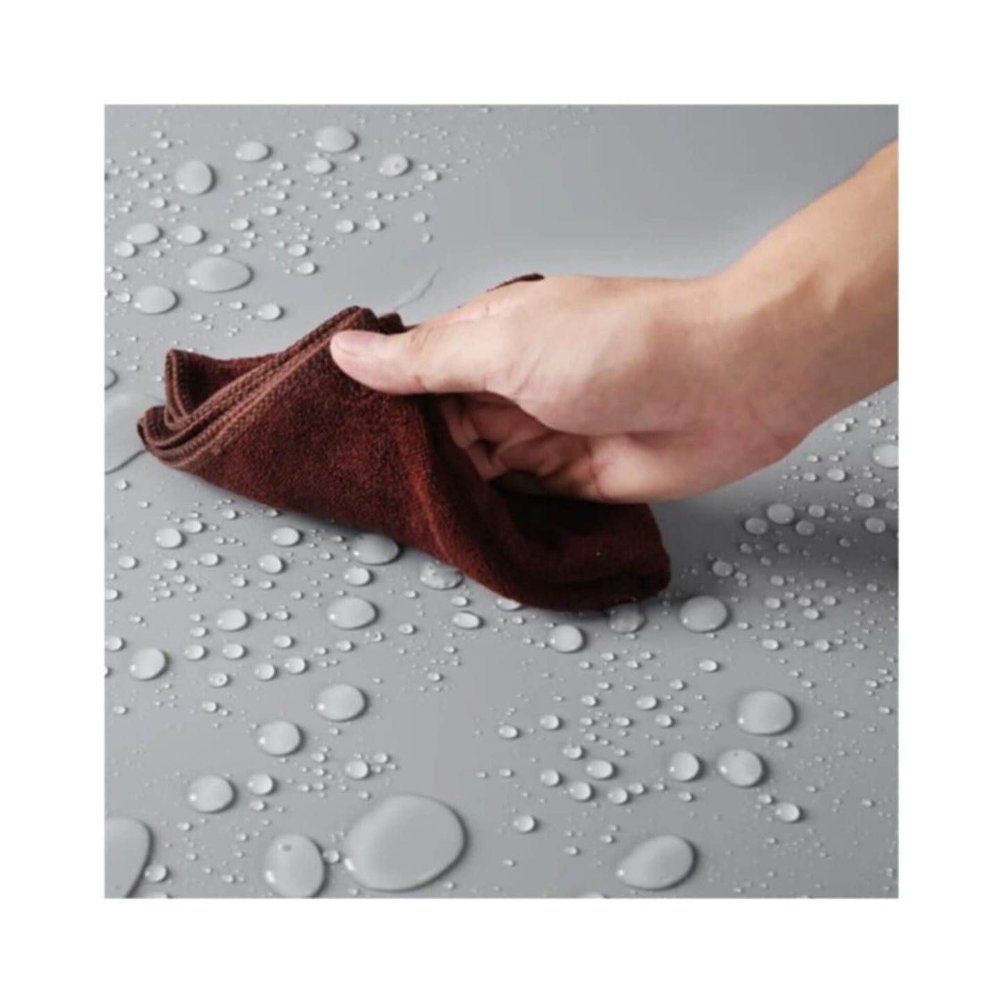 Fondo Pvc Para Fotografía, 1,0 X 2,0 Metros Gris