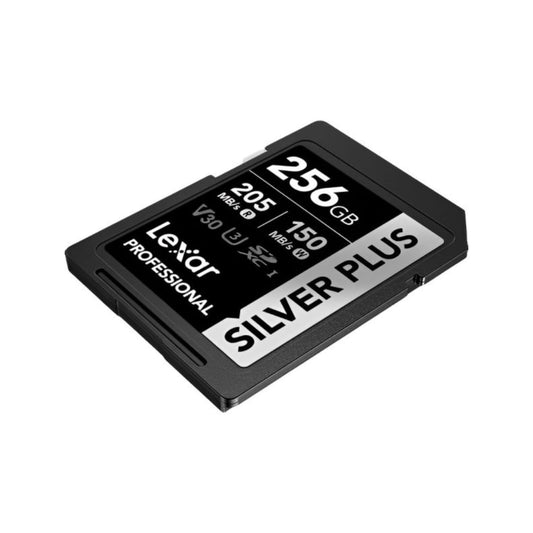 Tarjeta de Memoria 256GB Silver Plus 205MB/s Lexar SDXC UHS-I