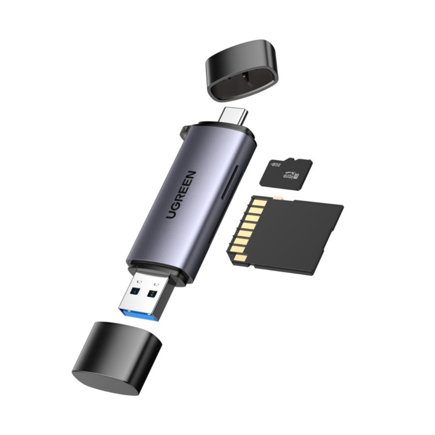 Lector de Tarjeta 2 en 1 USB-A /USB-C Ugreen