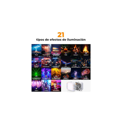 Foco Led L01 Rgb Luz Continua K&f Concept