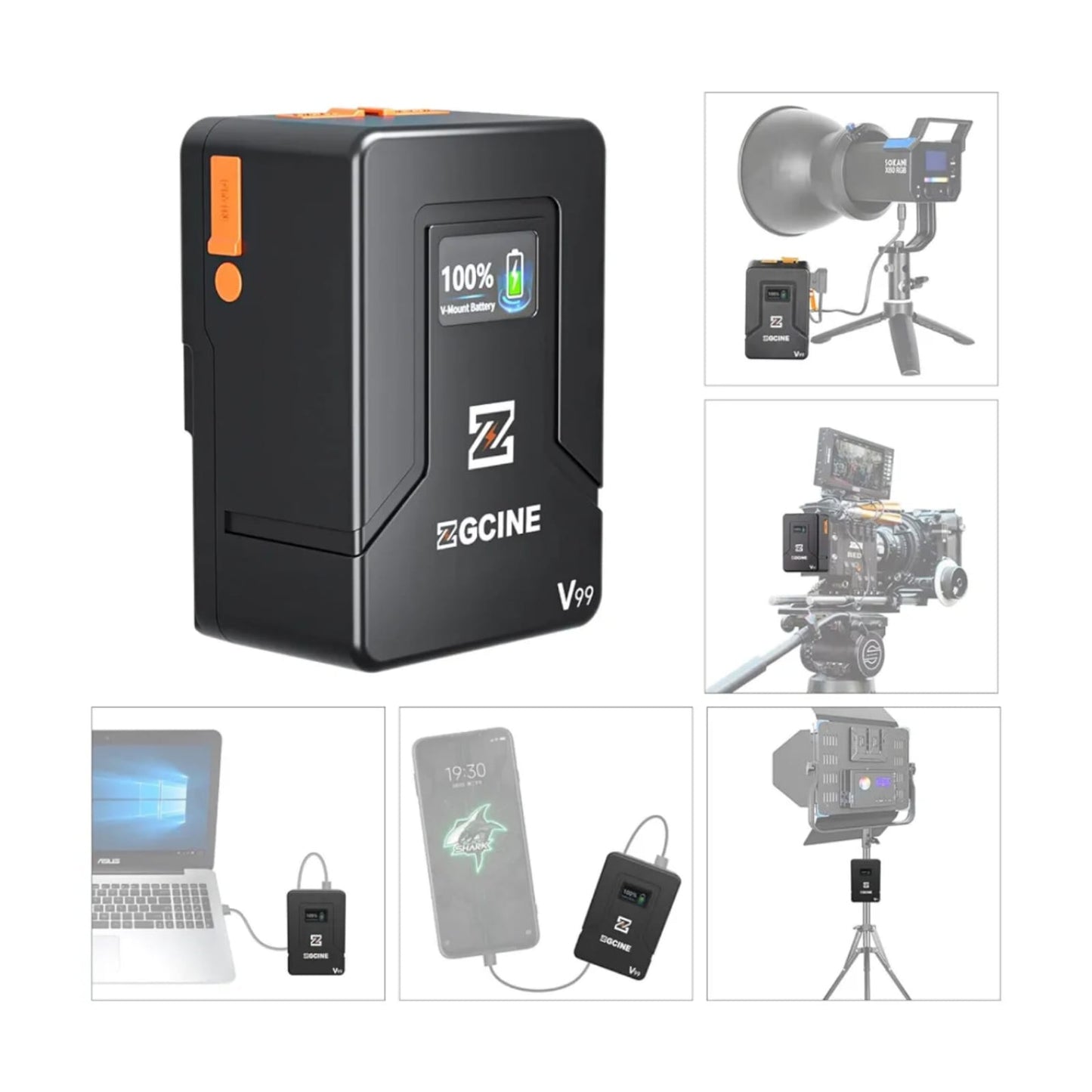 Batería V-mount Zgcine Zg-v99