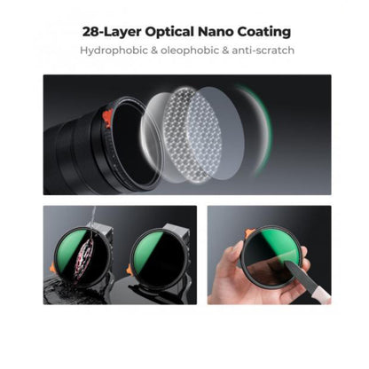 Filtro 82mm Variable Nd2-400 82mm Nano Series K&F