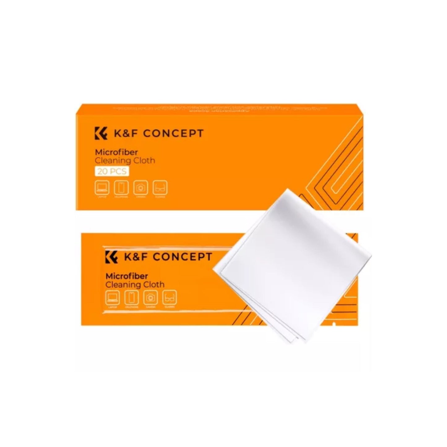 Set Paños De Limpieza Microfibra 15x15cm K&f Concept