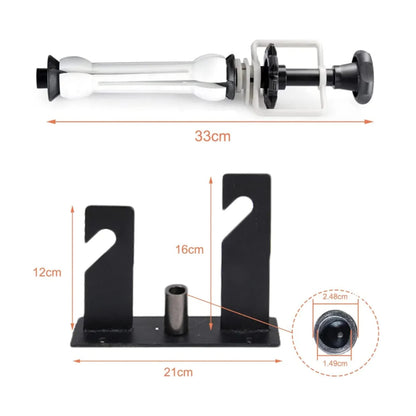 Soporte De Pared Manual Para Doble Fondo Fotografía