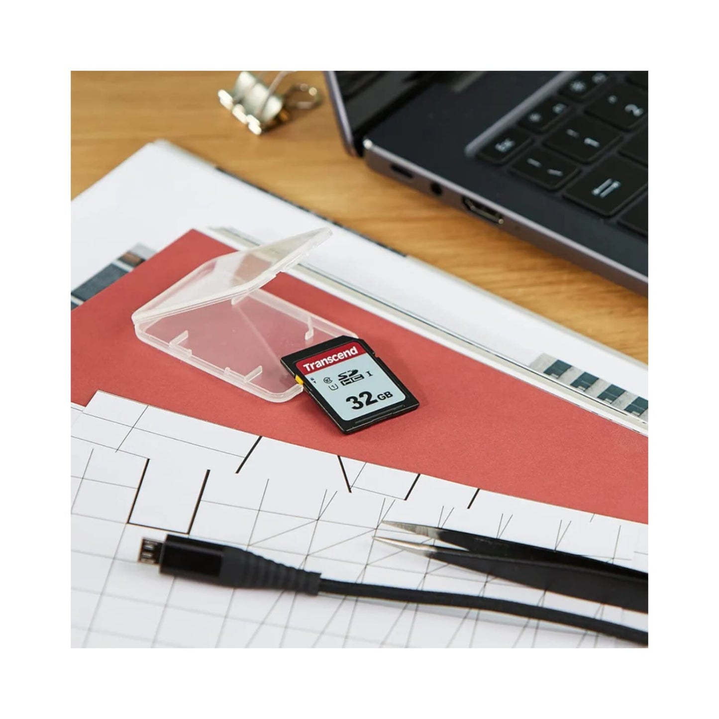 Tarjeta Memoria 32GB 100MB/s UHS-I SD 300S Transcend