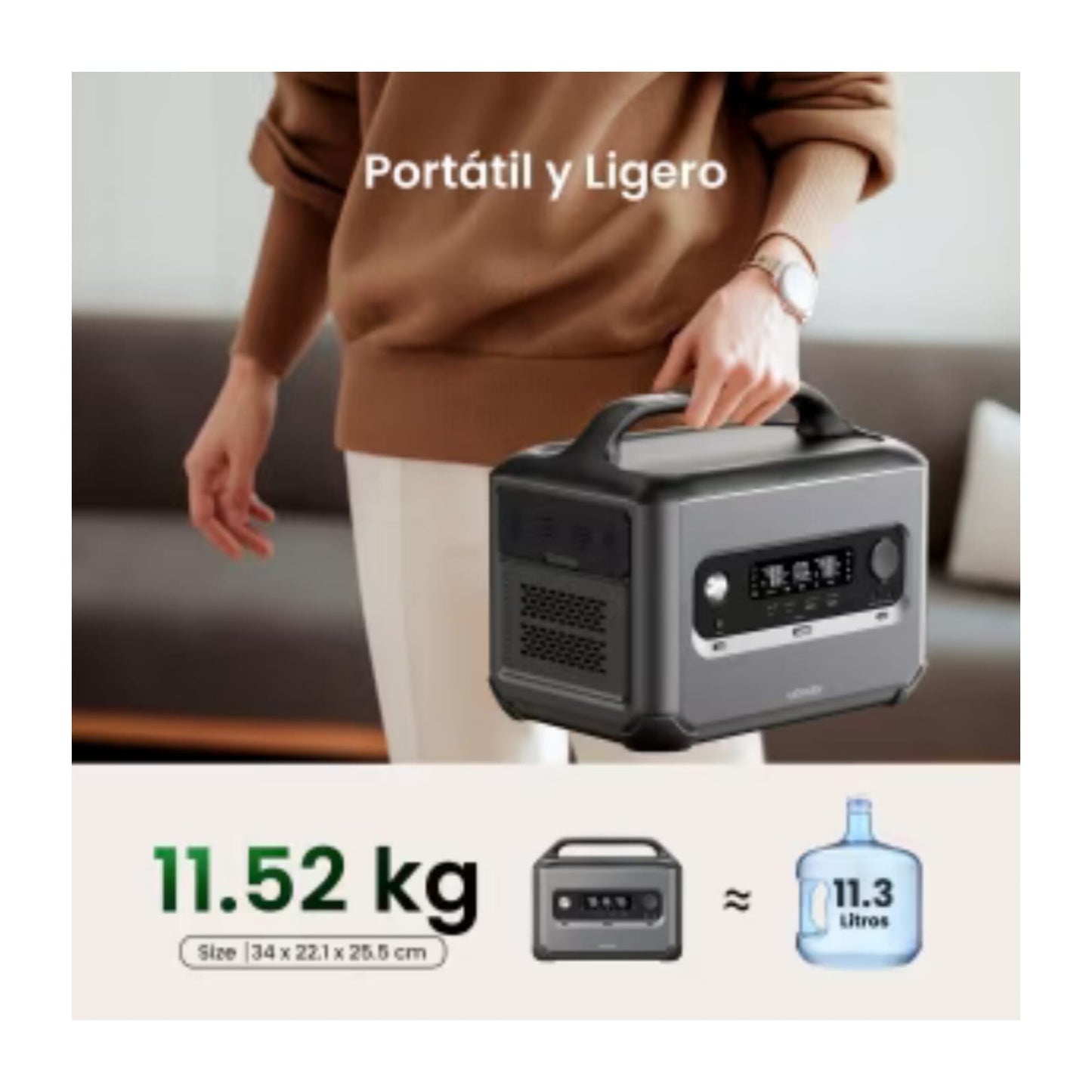 Estación Energía Portátil GS1200 UGREEN 1024WH