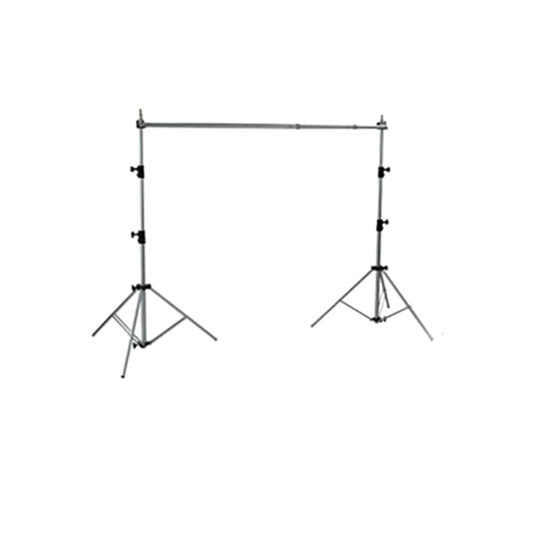 Porta Telón 2x3m Color Plata Incluye 4 Pinzas + Bolso