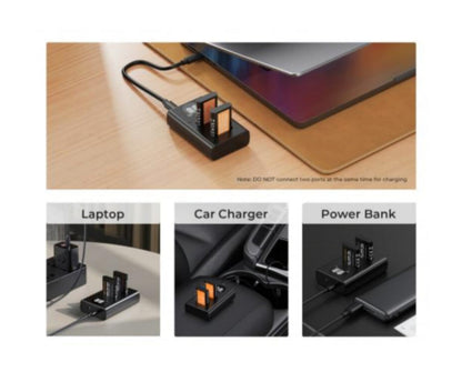 Cargador Doble Usb +batería K&f Concept Np-bx1 Para Sony