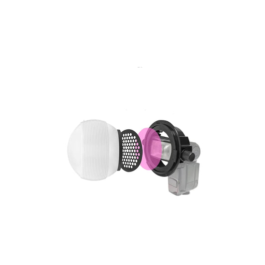 Difusor Dome Para Flash Modelo D25