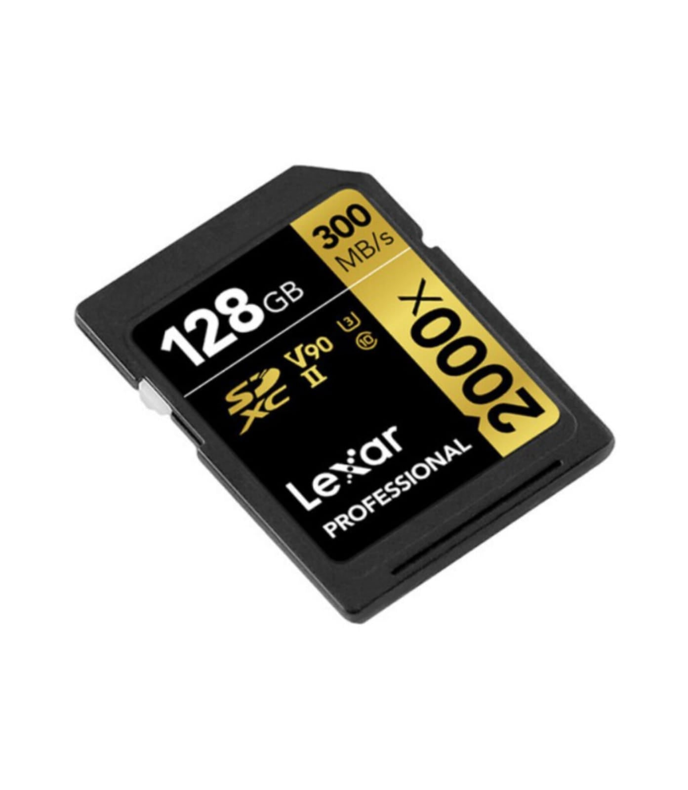Tarjeta Memoria 128gb 2000x V90 Lexar Gold