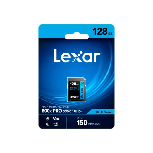Tarjeta Memoria Lexar 128gb 800x Pro 150mb/s V30