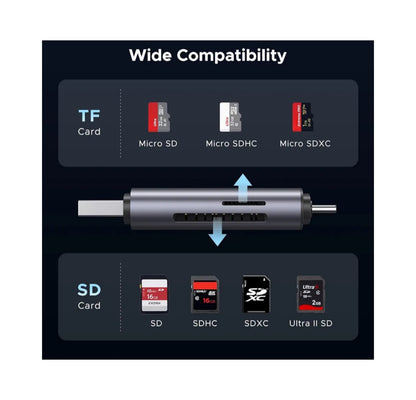 Lector de Tarjeta 2 en 1 USB-A /USB-C Ugreen