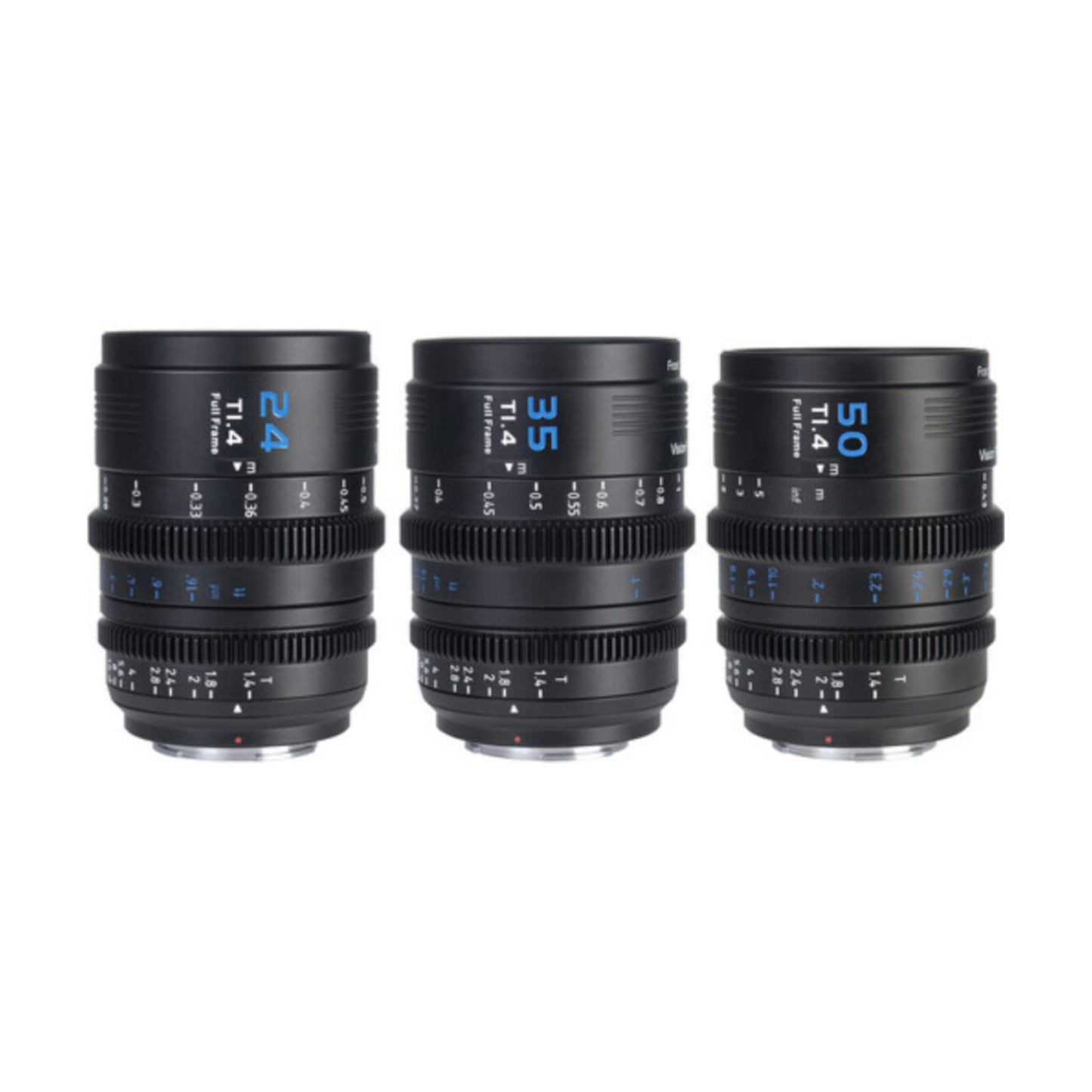 Kit lente Sirui Vision Prime 1 de 24mm /35mm/50mm T1.4