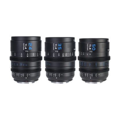 Kit lente Sirui Vision Prime 1 de 24mm /35mm/50mm T1.4