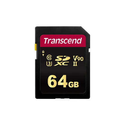 Tarjeta Memoria 64GB 285MB/s UHS-II SD 700S Transcend