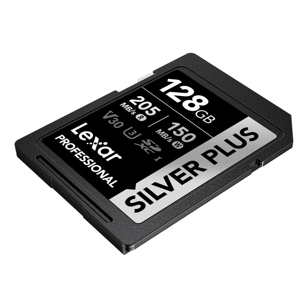 Tarjeta de Memoria 128GB Silver Plus 205MB/s Lexar SDXC UHS-I