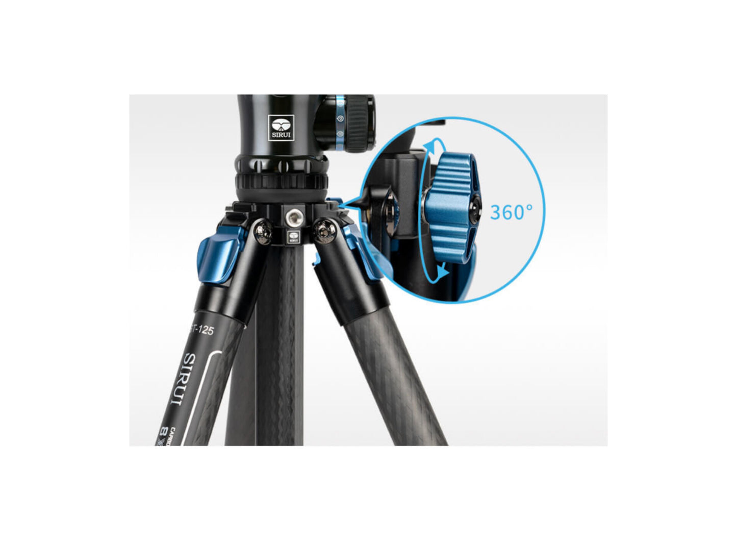 Trípode Sirui Fibra De Carbono St-124 + St-10x Carga 12k