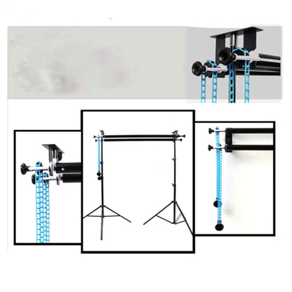 Soporte De Pared Manual Para Doble Fondo Fotografía
