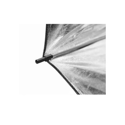 Paragua negro plata 84cm