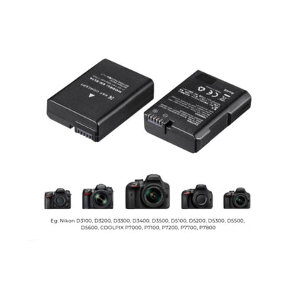 Cargador Doble Usb +batería K&f Concept En-el 14