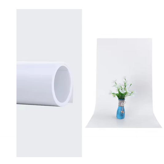 Fondo Pvc Para Fotografía 1,2 X 2.0m color Blanco