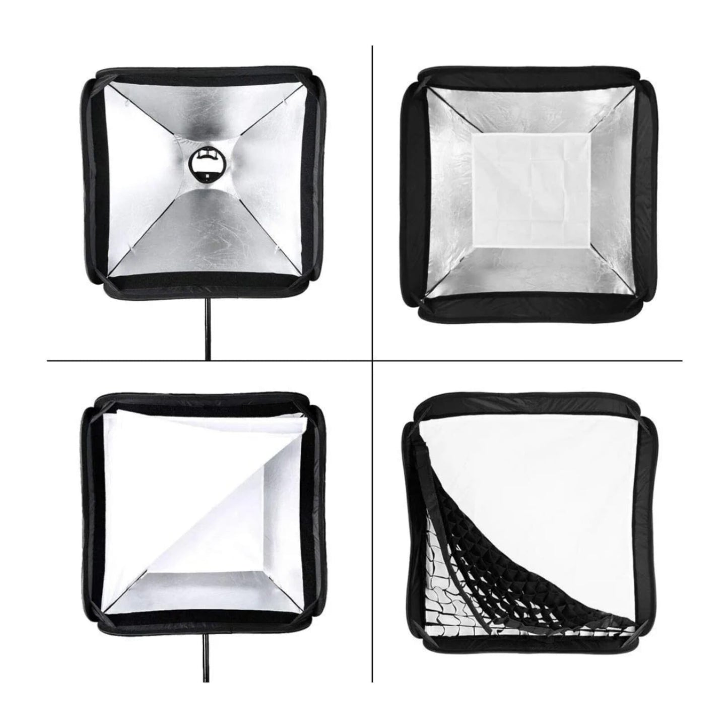 Kit Softbox 80x80cm Godox Con Grilla