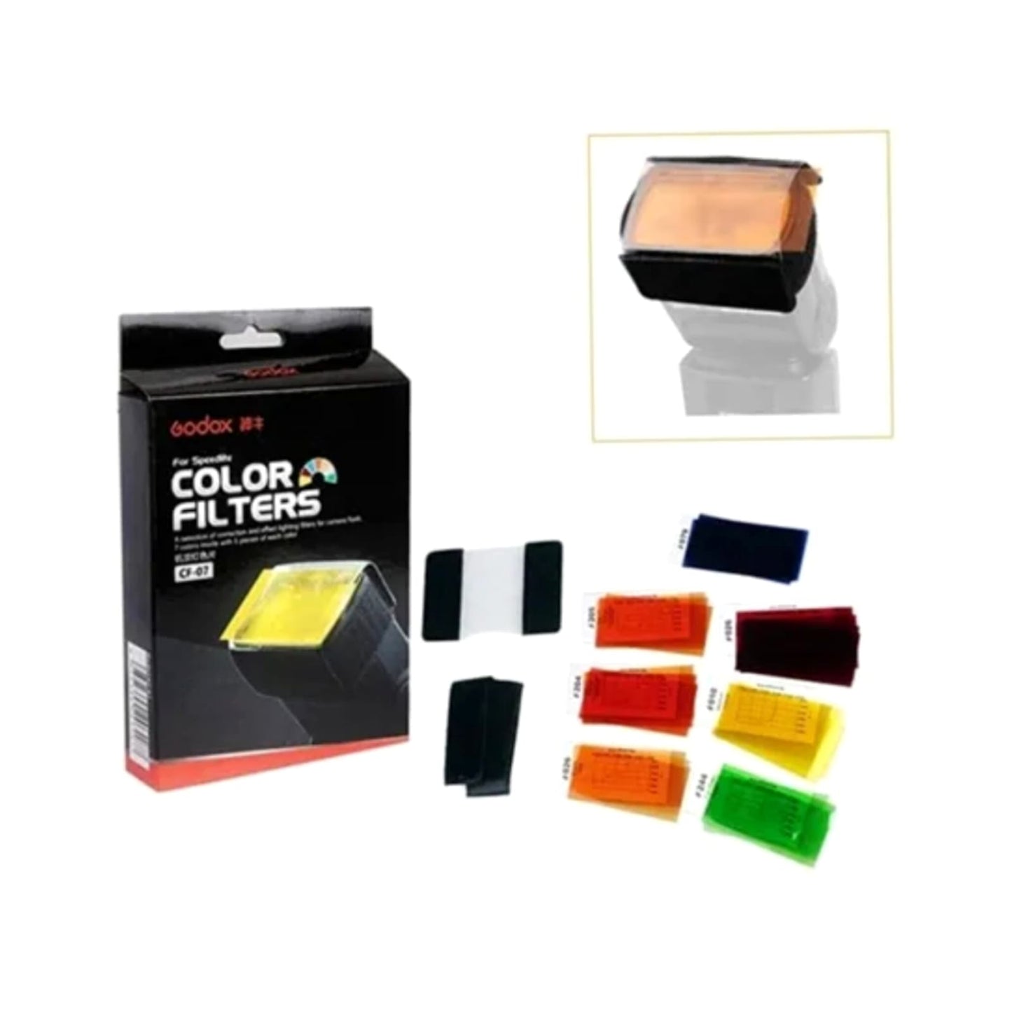 Filtro Colores Para Flash Godox Cf-07 Para Speedite