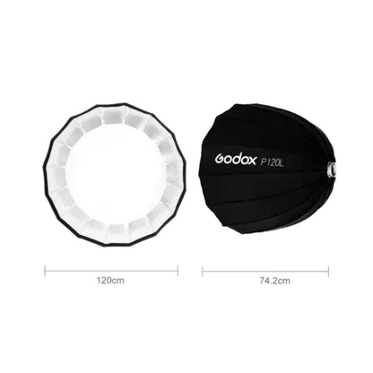 Parabólico P120 H Godox Montura Bowens Con Grilla