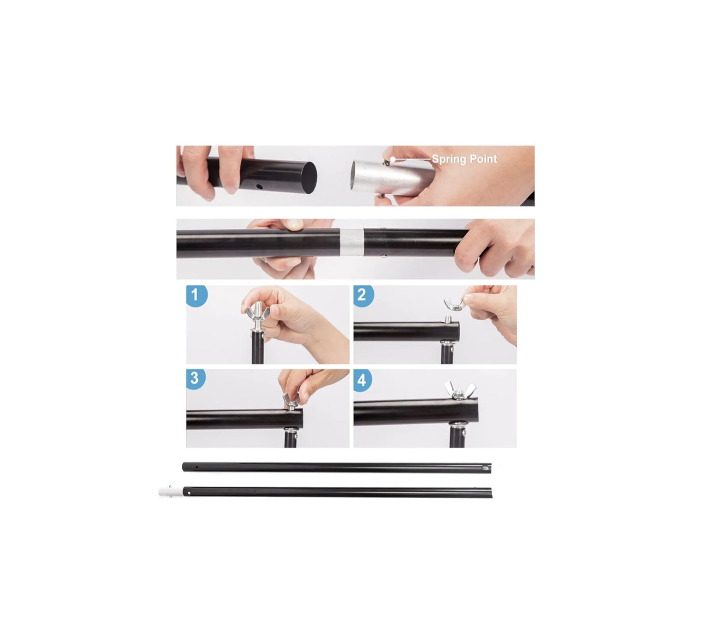 Porta Telón 2, 60 X 3.0 Metros Para Fotografía