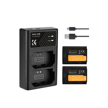Cargador Doble Usb + batería K&f Concept Np-fz100