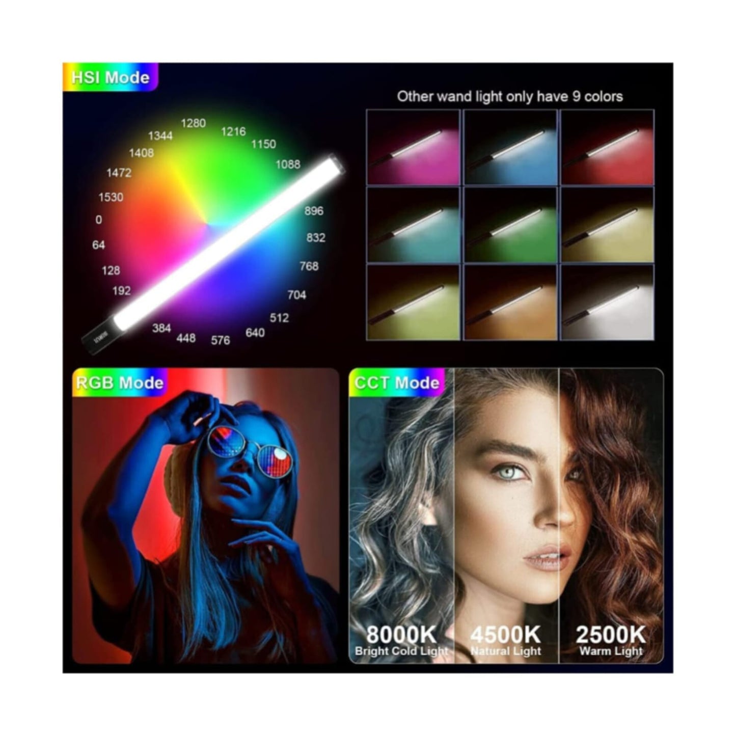 Tubo Led RGB Telescópico T120 Pro Sirui