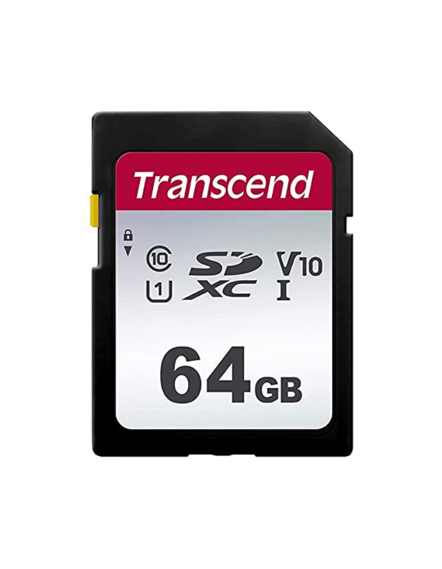 Tarjeta Memoria 64GB 100MB/s UHS-I SD 300S Transcend