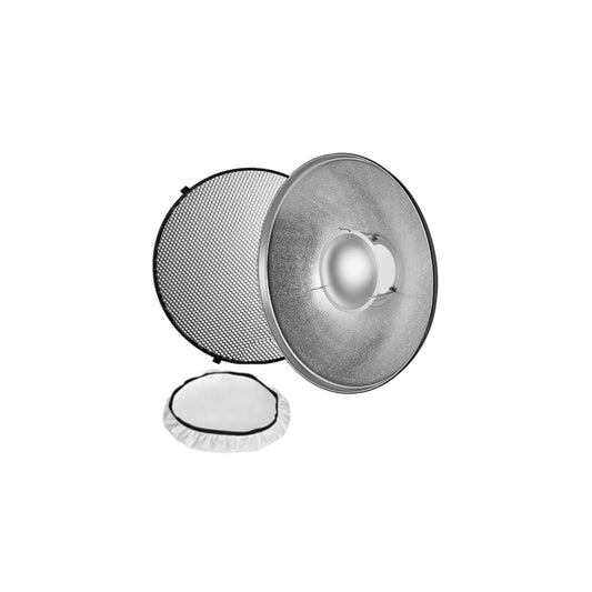 Beauty Dish, Plato Reflector Plateado 55cm Godox Bdr-s