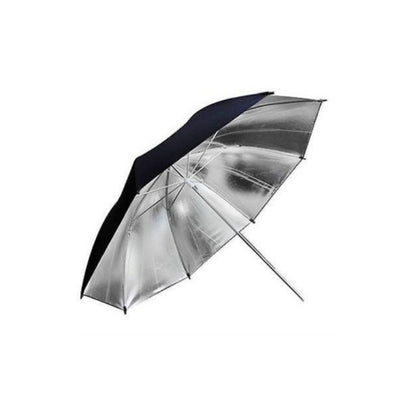 Paragua negro plata 84cm