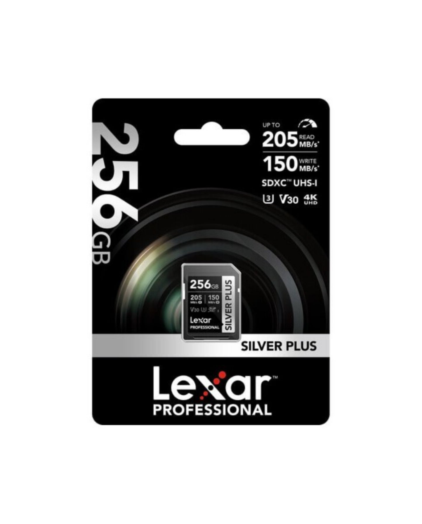 Tarjeta de Memoria 256GB Silver Plus 205MB/s Lexar SDXC UHS-I