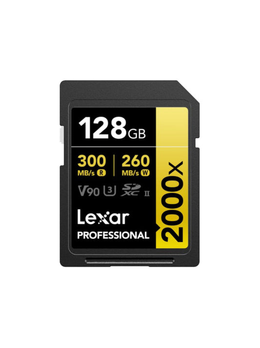 Tarjeta Memoria 128gb 2000x V90 Lexar Gold
