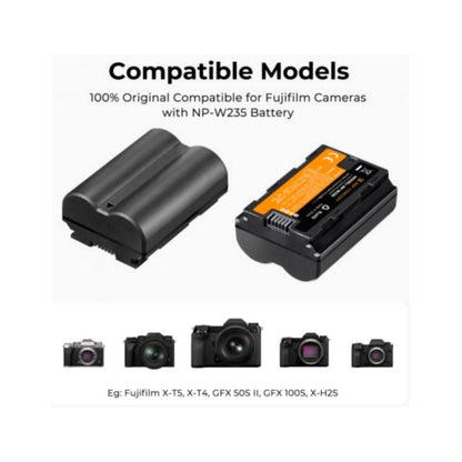 Cargador Doble Usb + batería K&f Concept Np- W235