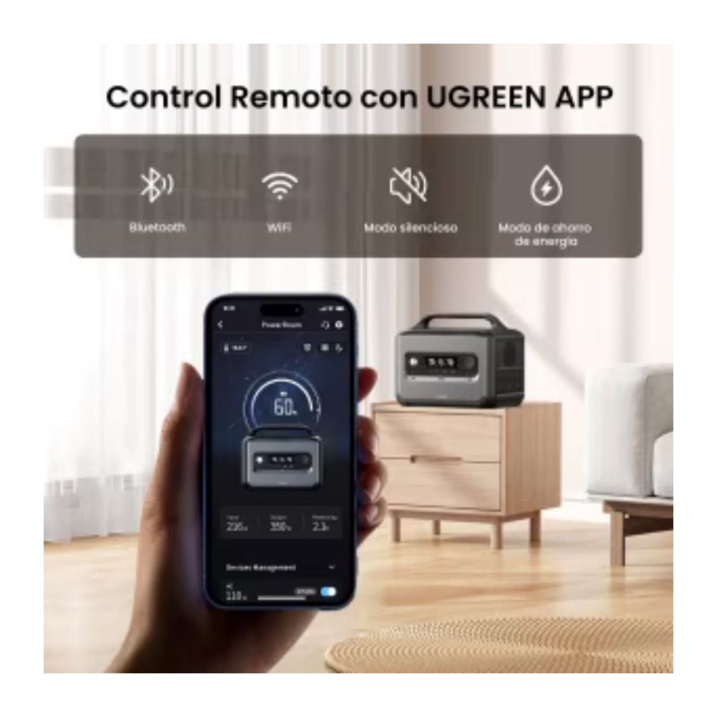 Estación Energía Portátil GS1200 UGREEN 1024WH