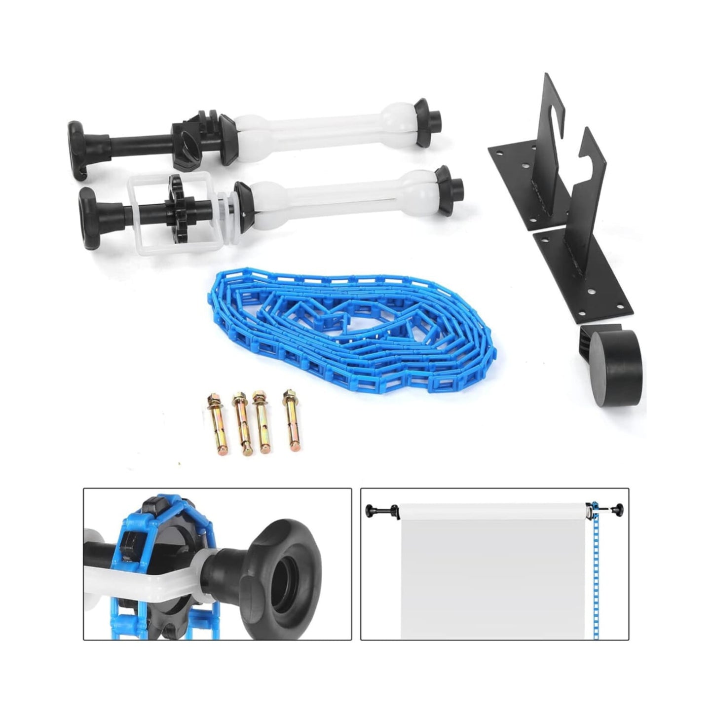 Soporte De Pared Manual, Para 1 Fondo Fotografía