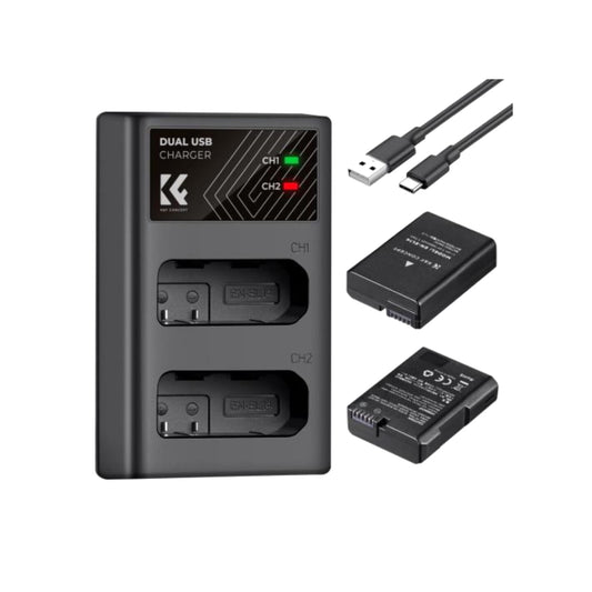 Cargador Doble Usb +batería K&f Concept En-el 14