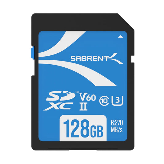 Tarjeta memoria 128GB UHS-II V60 Sabrent Rocket