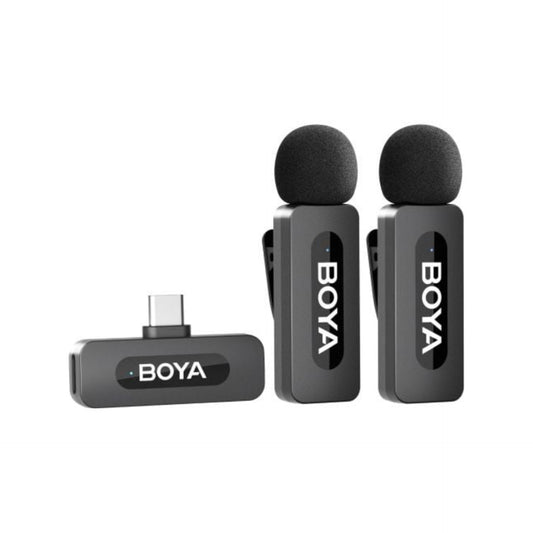 Micrófono Inalámbrico Doble BOYA BY-V20 Conector USB-C