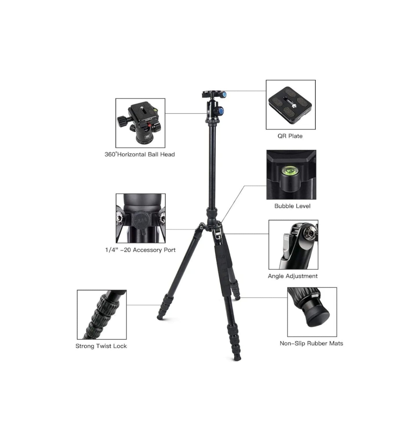 Trípode Monópodo De Aluminio Traveler 7a Sirui