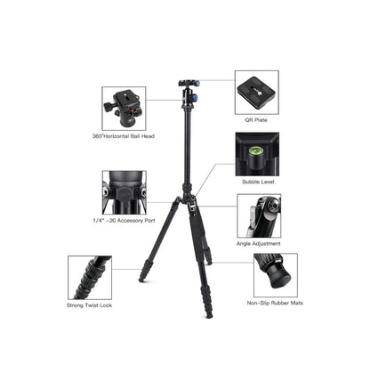 Trípode Monópodo De Aluminio Traveler 7a Sirui