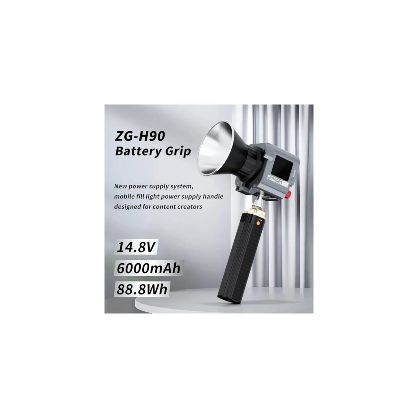 Empuñadura De Batería Zgcine Zg-h90