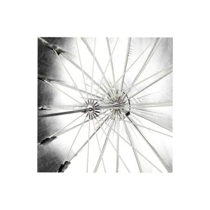 Paragua Negro Plata Reflectante (75p) 185cm Fotografía