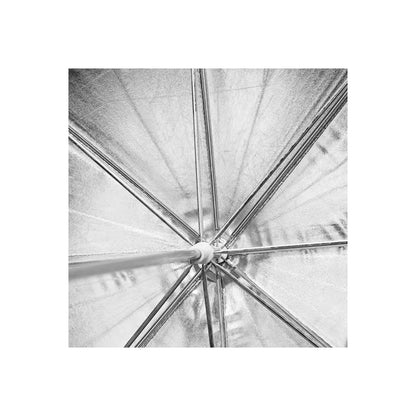 Paragua negro plata 84cm