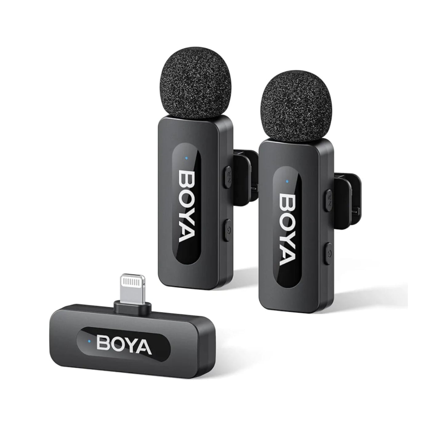 Micrófono Inalámbrico doble BOYA by-v2 2.4GHZ conector LIGHTNING